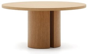 Okrągły stół w dekorze dębu ø 150 cm Nealy – Kave Home