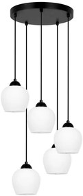 Lampa wisząca z kloszami biała Z1-L65