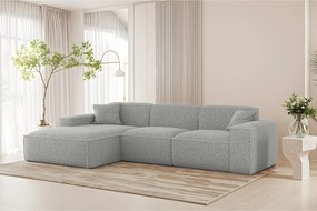 Narożnik Luga L Lewy Tkanina Sven 06 jasny szary