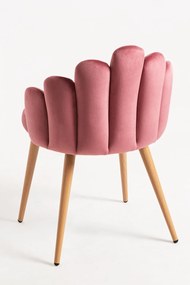 Zestaw 4 Krzese Hand Aksamitne