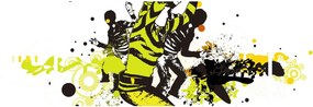 Obraz - Street dance (170x50 cm)