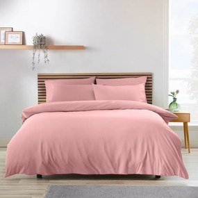 Różowa pościel dwuosobowa 230x220 cm So Soft Non-Iron – Catherine Lansfield
