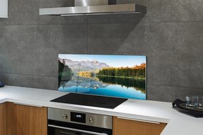Panel Szklany Jezioro w Niemieckich Alpach