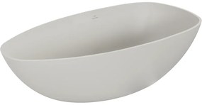 Mexen Imola wanna wolnostojąca z konglomeratu 150 x 77 cm, beton mat - 57281507661