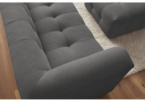 Ciemnoszara sofa 324 cm Kleber – Bobochic Paris