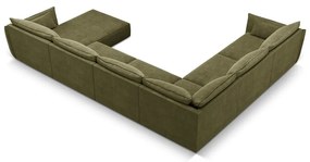 Zielony narożnik (lewostronny) Vanda – Mazzini Sofas