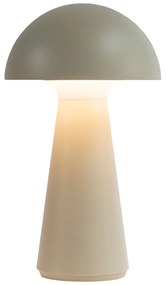 Szara lampa stołowa LED ze zdalnym sterowaniem (wysokość 28 cm) Sam – Sirius