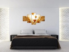 Obraz - Malowanie rąk pełnych miłości (125x70 cm)