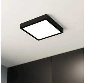 Eglo 900644 - LED sufitowa lampa łazienkowa FUEVA LED/17W/230V IP44 czarna