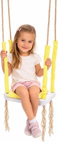 Żółta huśtawka dla dziecka M3-W59