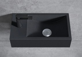 Umywalka ścienna BA18 z odlewu mineralnego