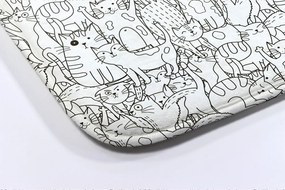 Dywanik łazienkowy antypoślizgowy Dywanik łazienkowy antypoślizgowy Koty Wzór