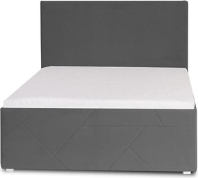 Łóżko TONY 160x200 cm Brąz Bez materaca