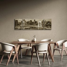 Obraz - Złote Miasto (170x50 cm)