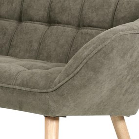 Dwuosobowa sofa AK-322 LAN2, brązowa