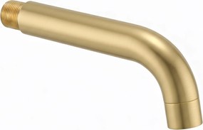 Wylewka do baterii podtynkowej Rea Lungo 16 cm Złoto Szczotkowane