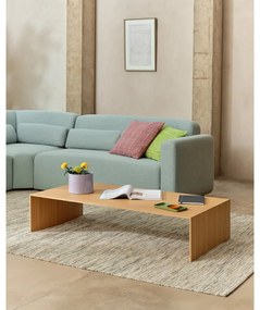 Stolik w dekorze dębu w jasnym naturalnym kolorze 70x140 cm Litto – Kave Home