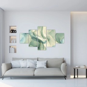 Obraz - Atramentowa abstracja (125x70 cm)