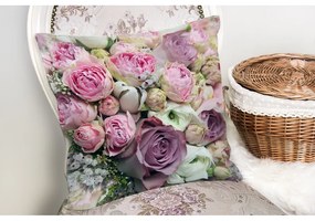 Poszewka na poduszkę z domieszką bawełny Minimalist Cushion Covers Roses, 45x45 cm