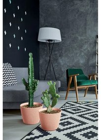 Prosperplast Osłonka na doniczkę Splofy kawowy, śr. 26 cm , śred. 26 cm