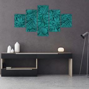Obraz liści (125x70 cm)