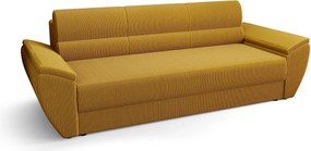 BEDANTE SOFA REBI BIS z funkcją spania POSO 01 piaskowy z pojemnikiem na pościel, sofa do salonu, kanapa, sofa rozkładana, sofa z pojemnikiem, wersalka