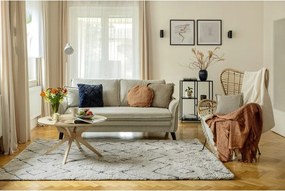 Kremowa rozkładana sofa 225 cm Charming Charlie – Miuform