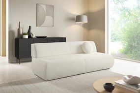 Masseno Sofa DELTA z funkcją spania i pojemnikiem na pościel, Rozkładana sofa - Ecru, PUENTE 03