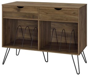 Brązowa biblioteczka Novogratz Concord, 101x81 cm