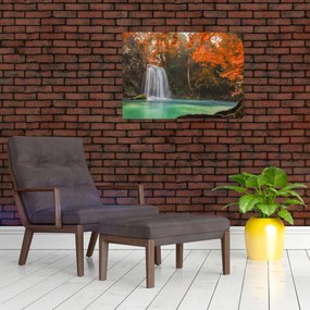 Obraz - Wodospad w Tajlandii (70x50 cm)