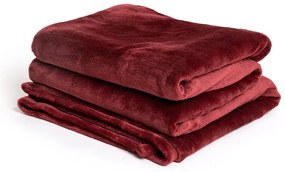 Koc ROTE bordowy 150x200 cm HOMLA