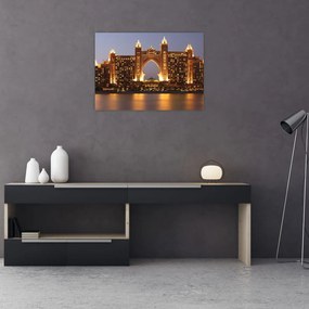 Obraz budowy w Dubaju (70x50 cm)