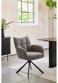 Szare krzesła zestaw 2 szt. Marilla – Unique Furniture