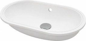 Massi Umywalka podblatowa owalna biała z konglomeratu RONA Oval 51 cm| Różne kolory