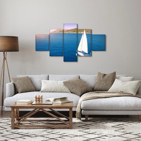 Obraz - Przejażdżka łodzią (125x70 cm)