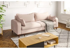 Beżowa sztruksowa sofa 220 cm Beata – Ropez