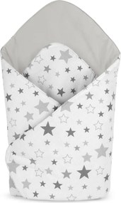 Bellatex Rożek dziecięcy Gwiazdy szary, 75 x 75 cm
