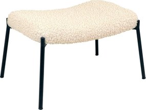 Kremowy podnóżek z imitacji futra Glasgow – House Nordic