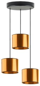 Miedziana lampa wisząca w stylu glamour - 3X EX453 H4-G48
