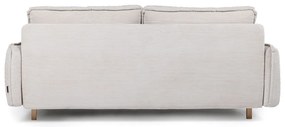 Beżowa sztruksowa rozkładana sofa 218 cm Tori – Bonami Selection