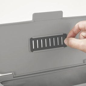 Szary pojemnik na odpadki organiczne 4 l Duo – Joseph Joseph