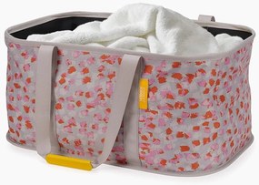 Czerwono-szary tekstylny składany kosz na pranie 35 l Hold-All – Joseph Joseph