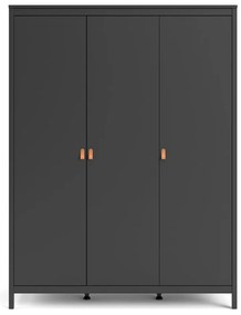 Czarna szafa 150x199 cm Madrid – Tvilum