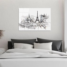 Szklany obraz 70x100 cm Paris – Wallity