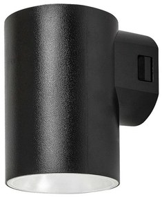 Rabalux 77154 zewnętrzna oprawa ścienna LED Urfa,9W, IP65, czarna, 11,5 cm