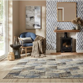 Niebiesko-beżowy dywan 200x290 cm Marly – Flair Rugs