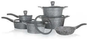Banquet 11-częściowy komplet naczyń z powłoką nieprzywierającą Granite