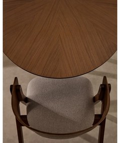 Stół z blatem w dekorze orzecha 110x180 cm Naanim – Kave Home