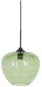 Zielona lampa sufitowa z szklanym kloszem ø 30 cm Mayson – Light &amp; Living