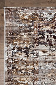 Dywan vintage Vivaldi medalion brązowy 160 cm x 220 cm